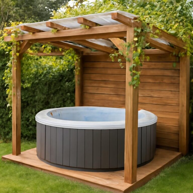 Abri spa fait maison : construire un auvent DIY pour votre jacuzzi