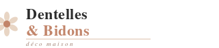 Logo Dentelles et Bidons blog déco DIY