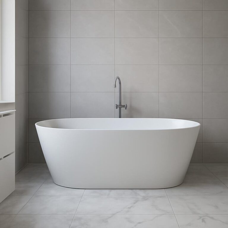 Baignoire semi îlot : aménager votre salle de bain