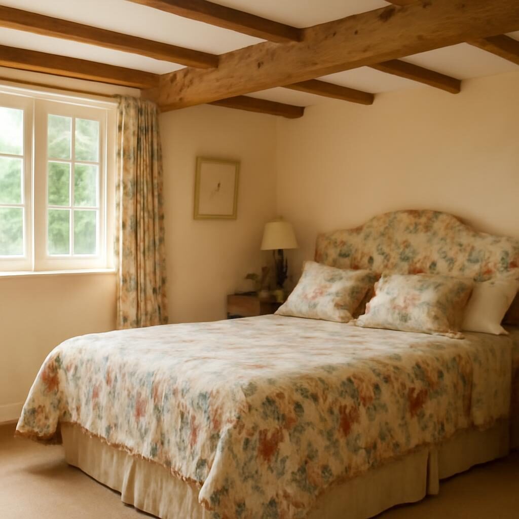 Chambre charmante avec touches campagne anglaise