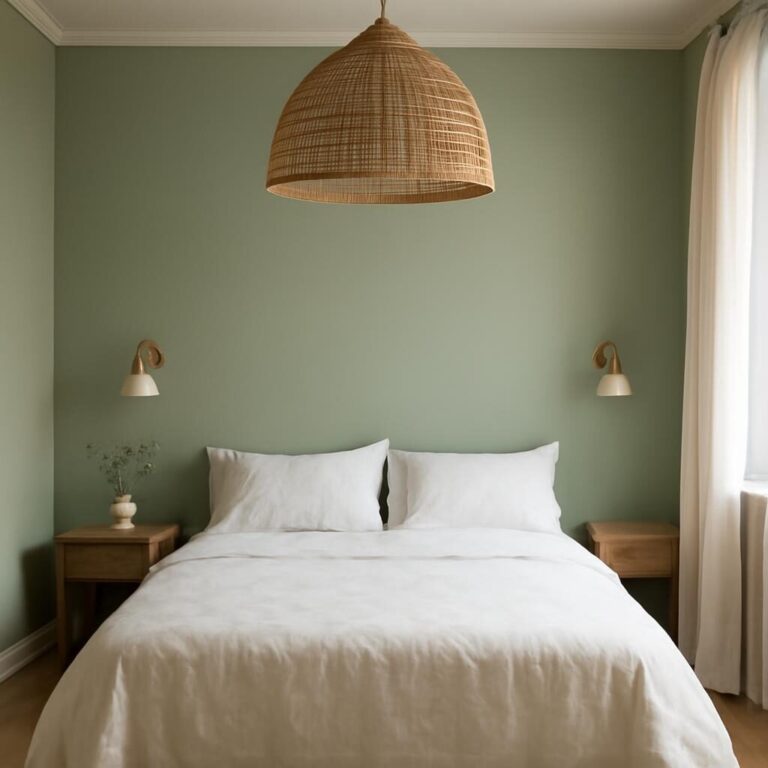 Chambre vert sauge : guide complet, nuances et DIY